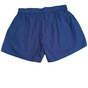 SHORE Women's Navy Elastic Waist Shorts That Double as Swim Shorts, Small NWT